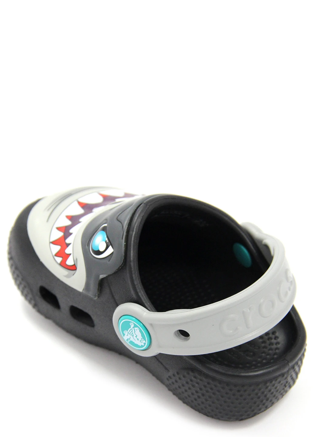 Серые сабо для мальчиков fun lab lights clog k Crocs