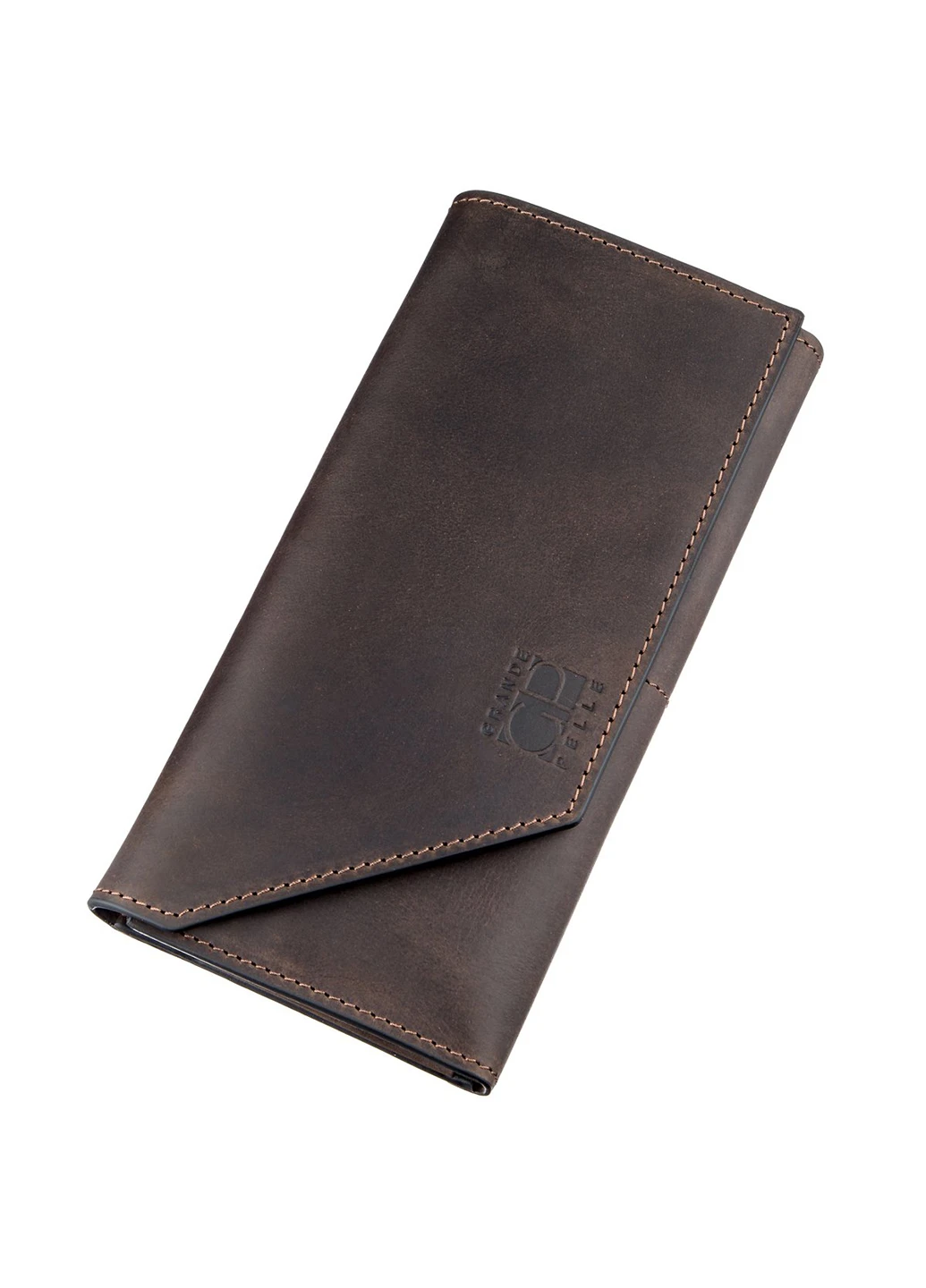 Шкіряний клатч 10х20х2,5 см Grande Pelle (229460275)
