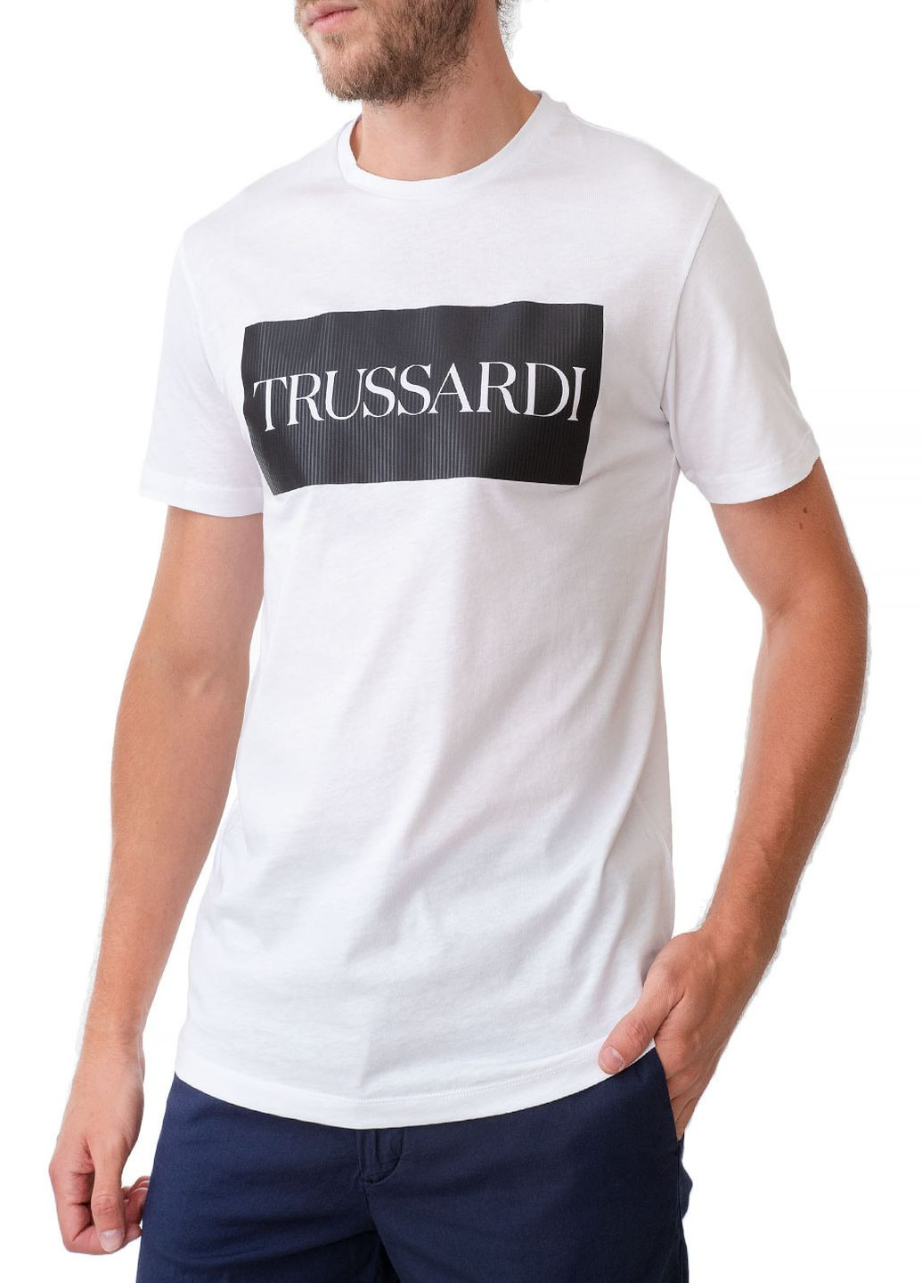Белая футболка Trussardi Jeans