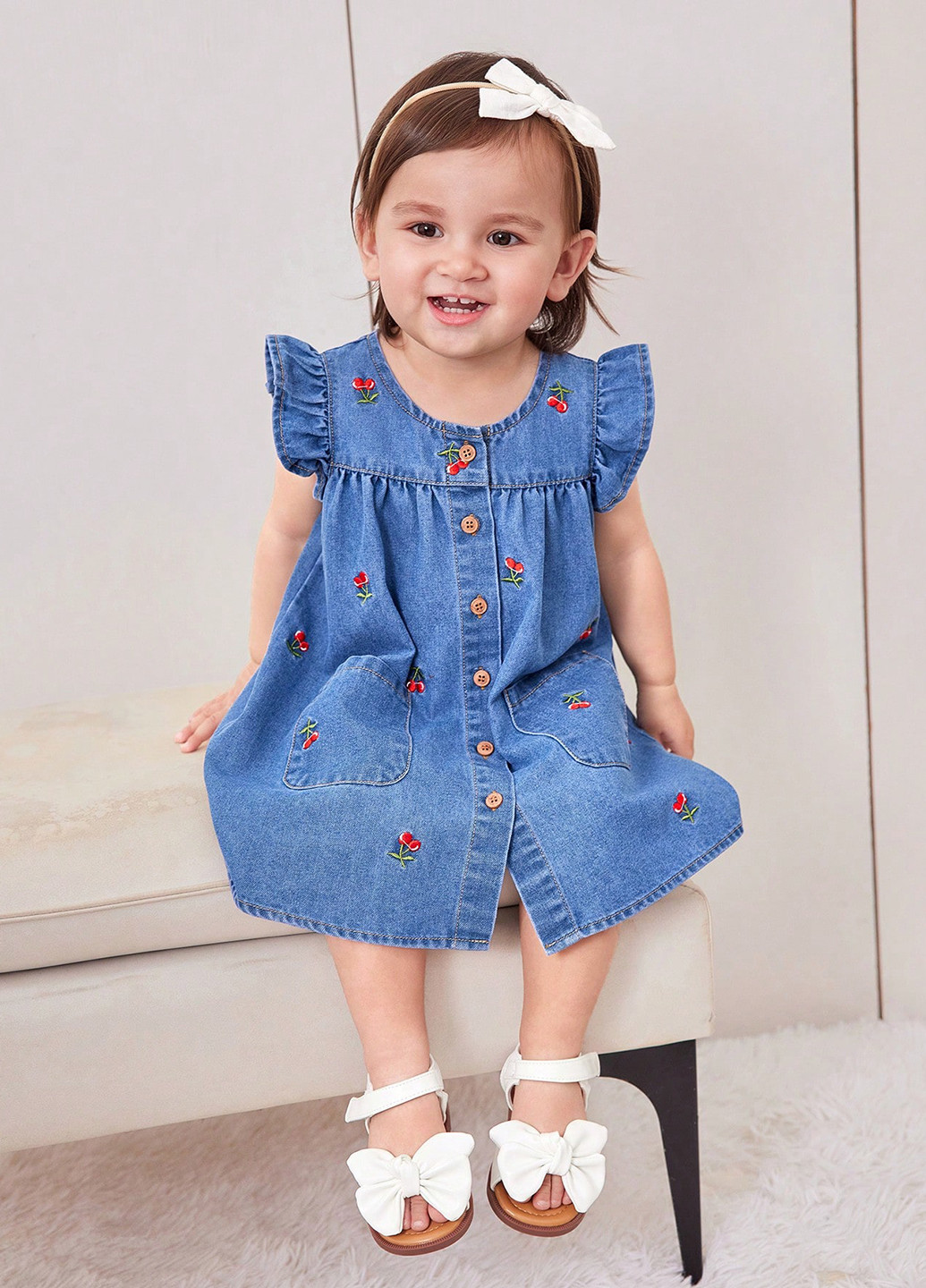 Синее платье SHEIN (365220670)