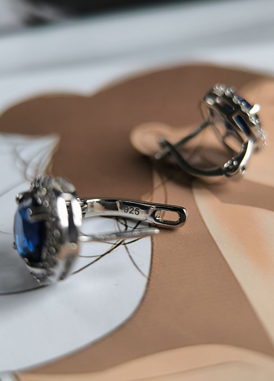 Серьги Silver Flame (353782398)