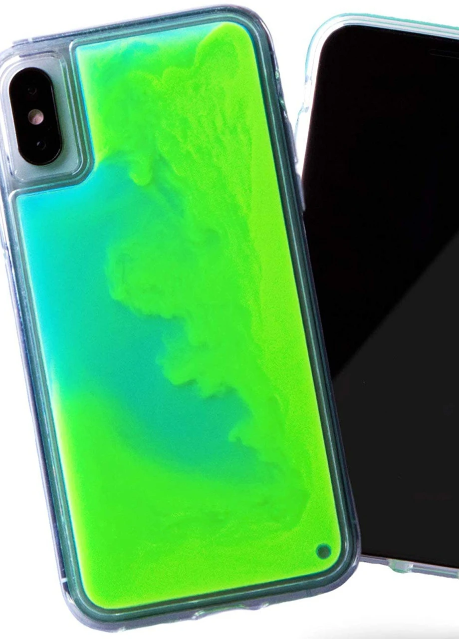 Неоновий чохол Neon Sand glow in the dark для Apple iPhone XS Max (6.5 ') Зелений (is_00000033304_2) Epik (229724577)