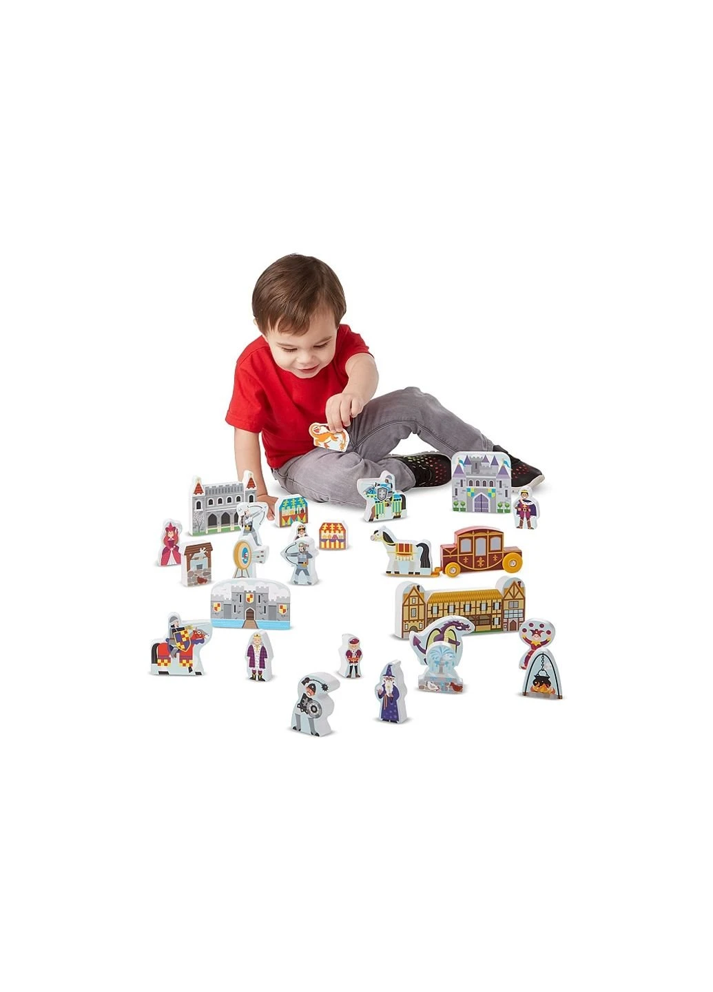 Ігровий набір дерев'яний "Замок" (MD10979) Melissa&Doug (254068138)