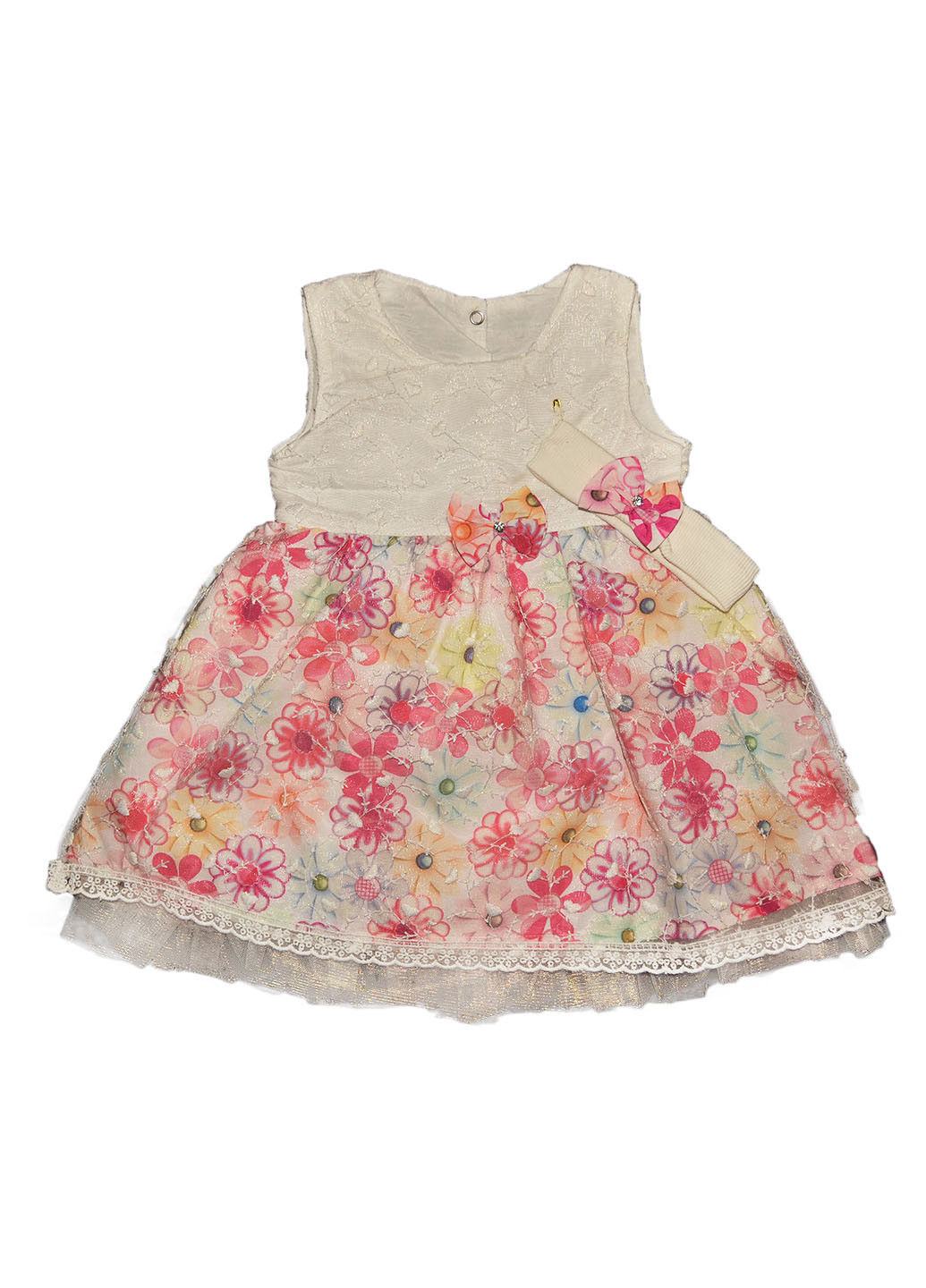 Розовое комплект (платье, повязка) MiraKids (46572060)