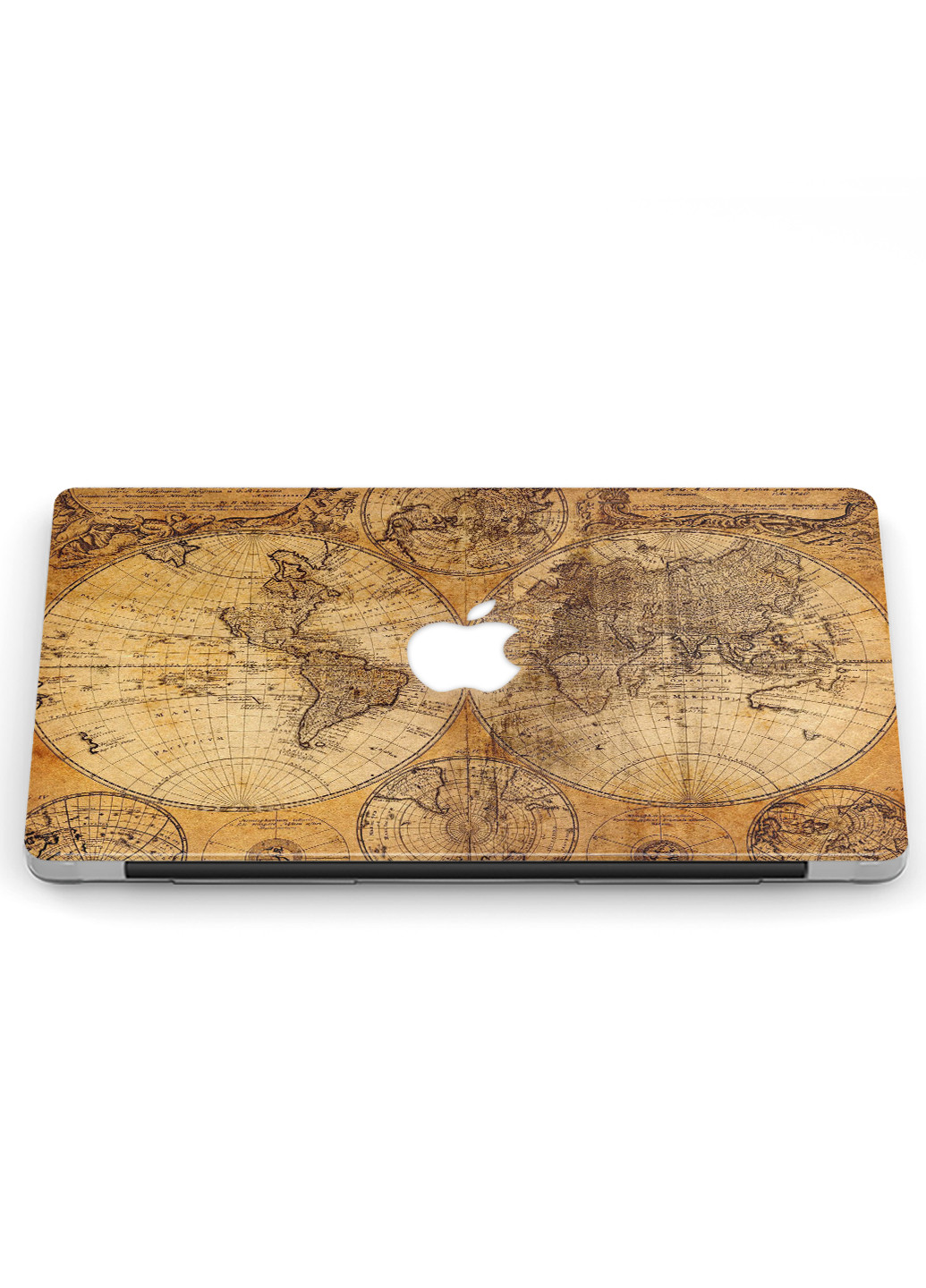 Чехол пластиковый для Apple MacBook Air 13 A1932 / A2179 / A2337 Старинная карта мира (Vintage world map) (9656-2375) MobiPrint (218858970)