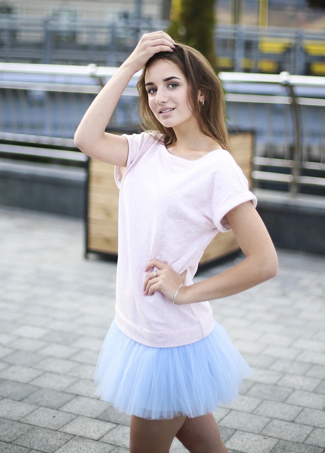 Комбинированное праздничный платье платье-трансформер Тю-Тю! колор блок