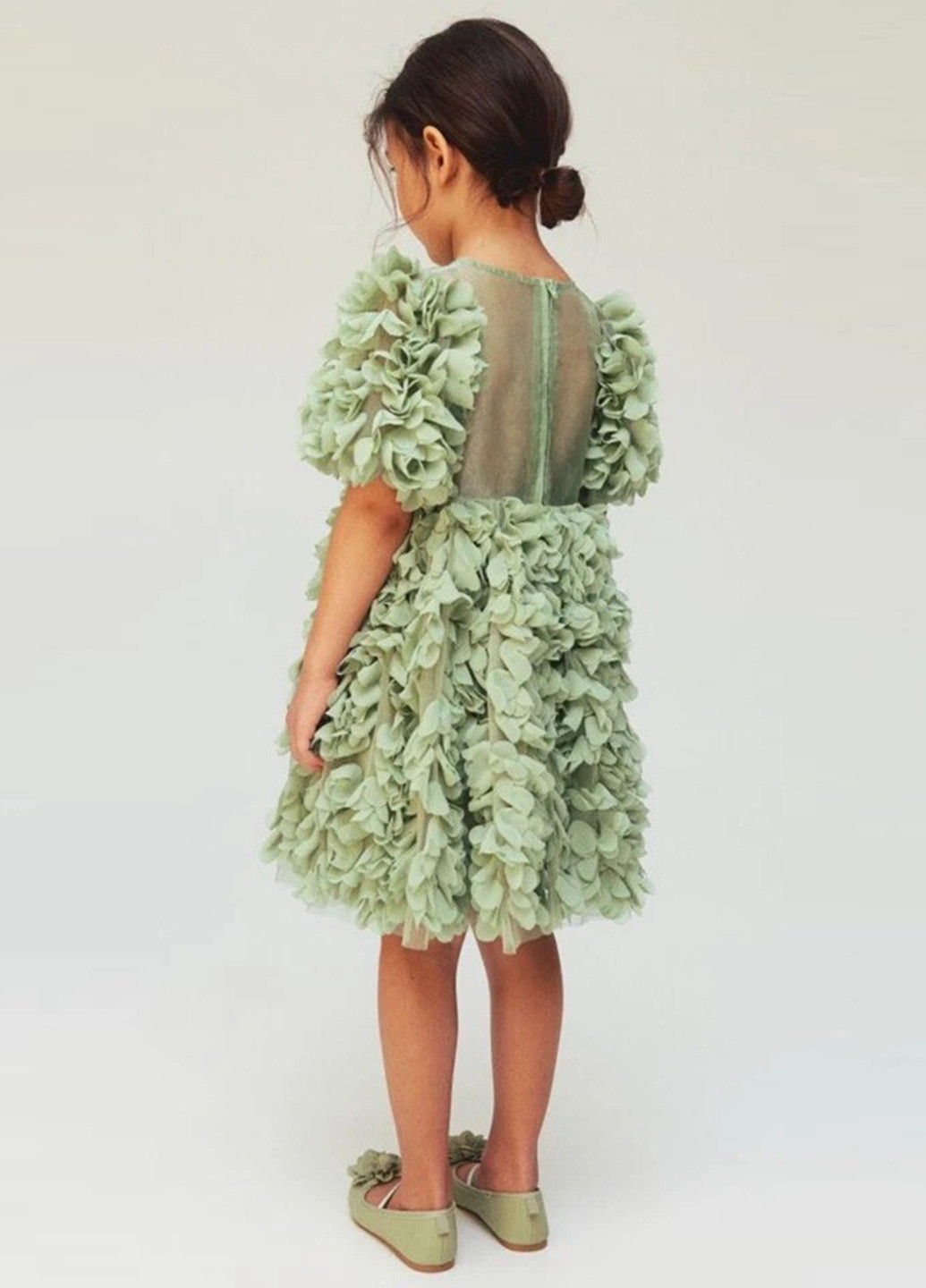 Світло-зелена сукня H&M (371655121)