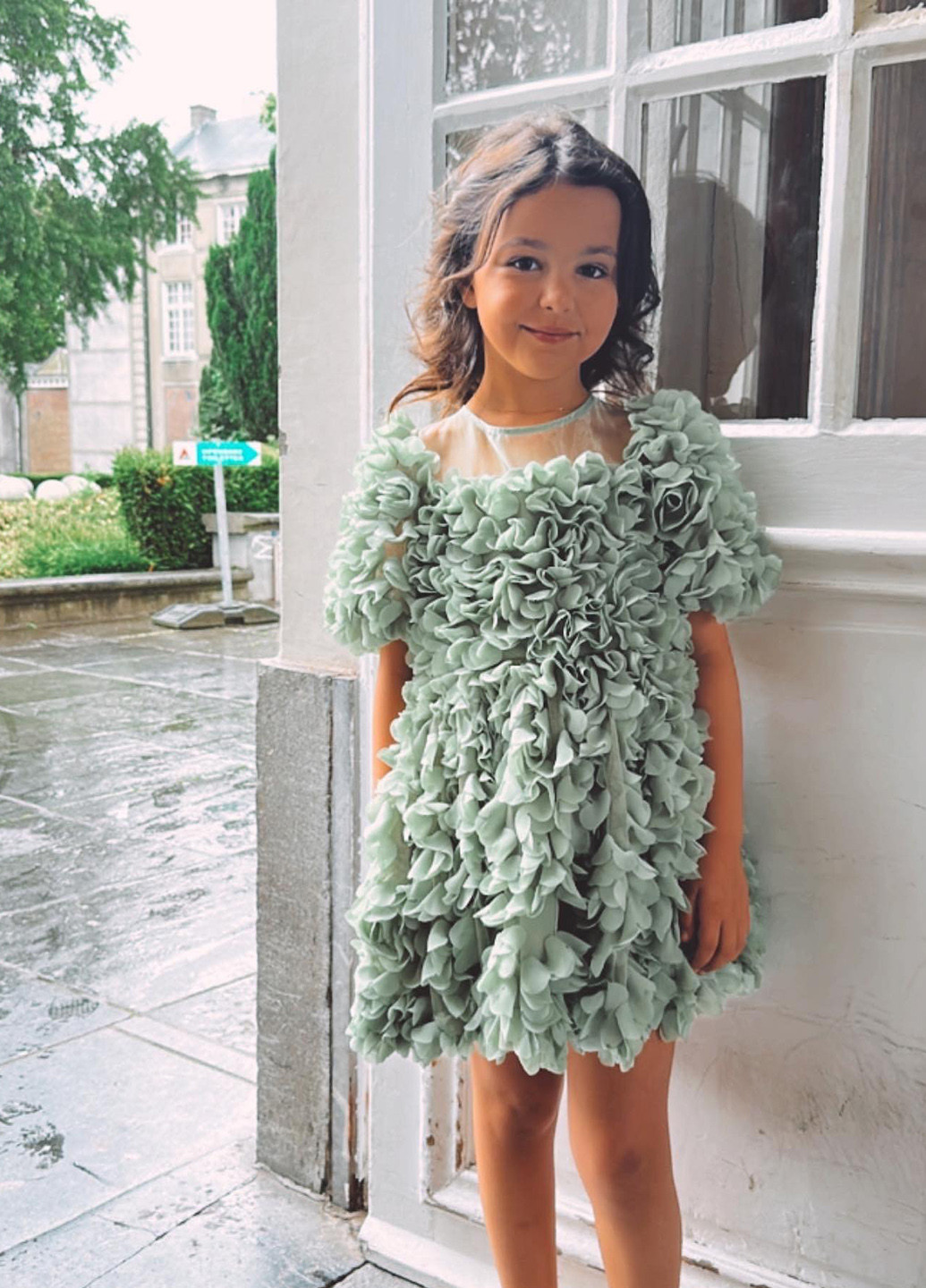 Світло-зелена сукня H&M (371655121)