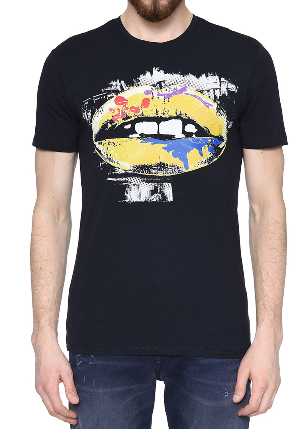 Черная футболка Antony Morato