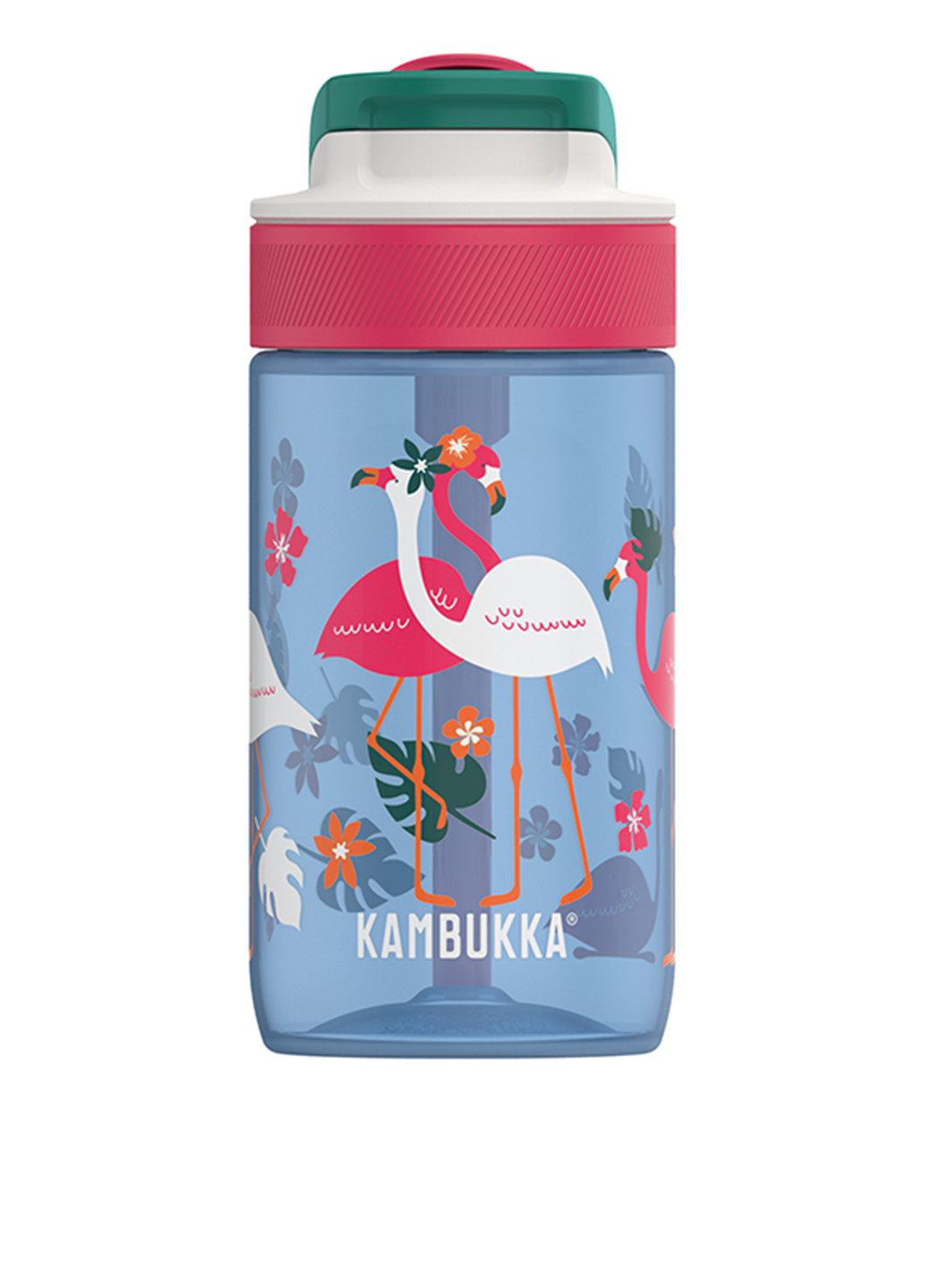 Бутылка Lagoon Kids Blue Flamingo, 400 мл Kambukka (259983007)