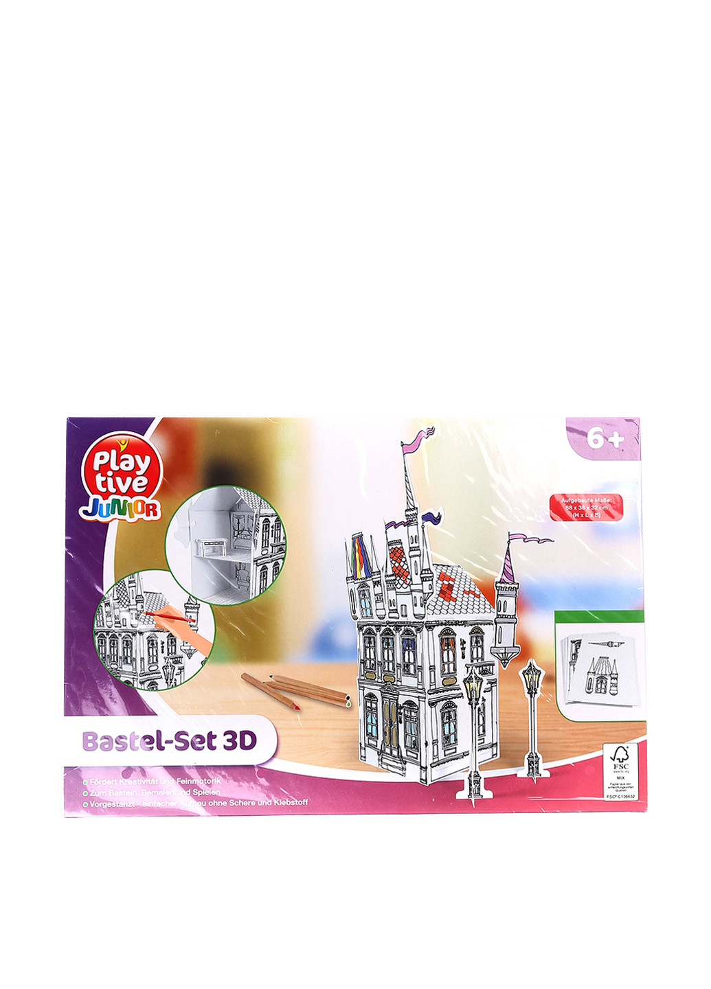 3D Сказочный замок, 68х38х32 см Playtive (128504166)