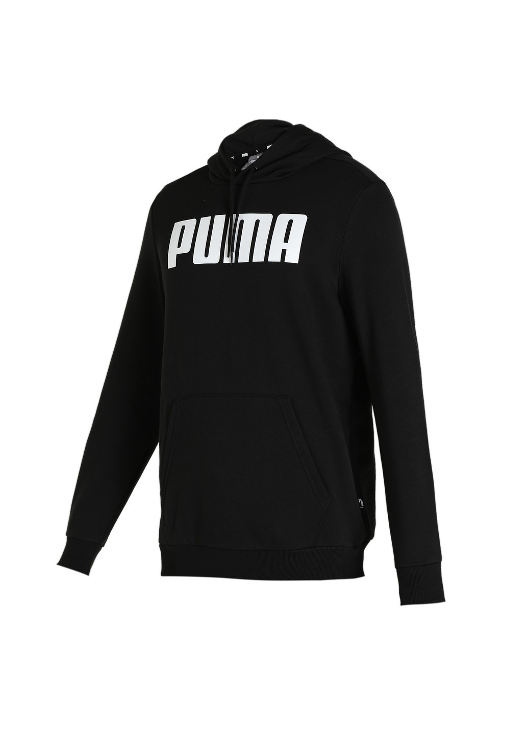 Чорна демісезонна толстовка essentials full-length men’s hoodie Puma