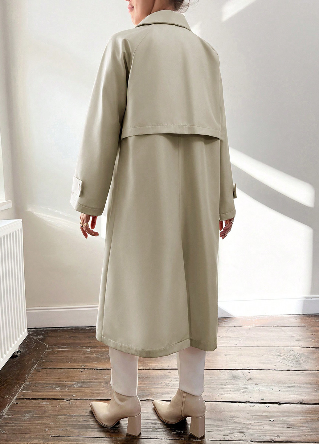 Плащ SHEIN тренчкот на кнопках демисезон (366090950)