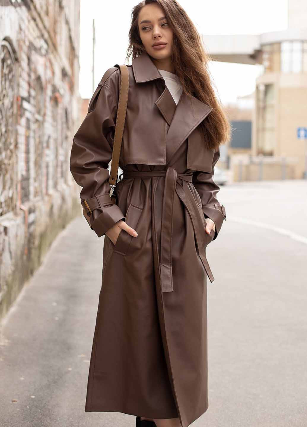 Плащ Fashion тренчкот на завязках демисезон (367049691)