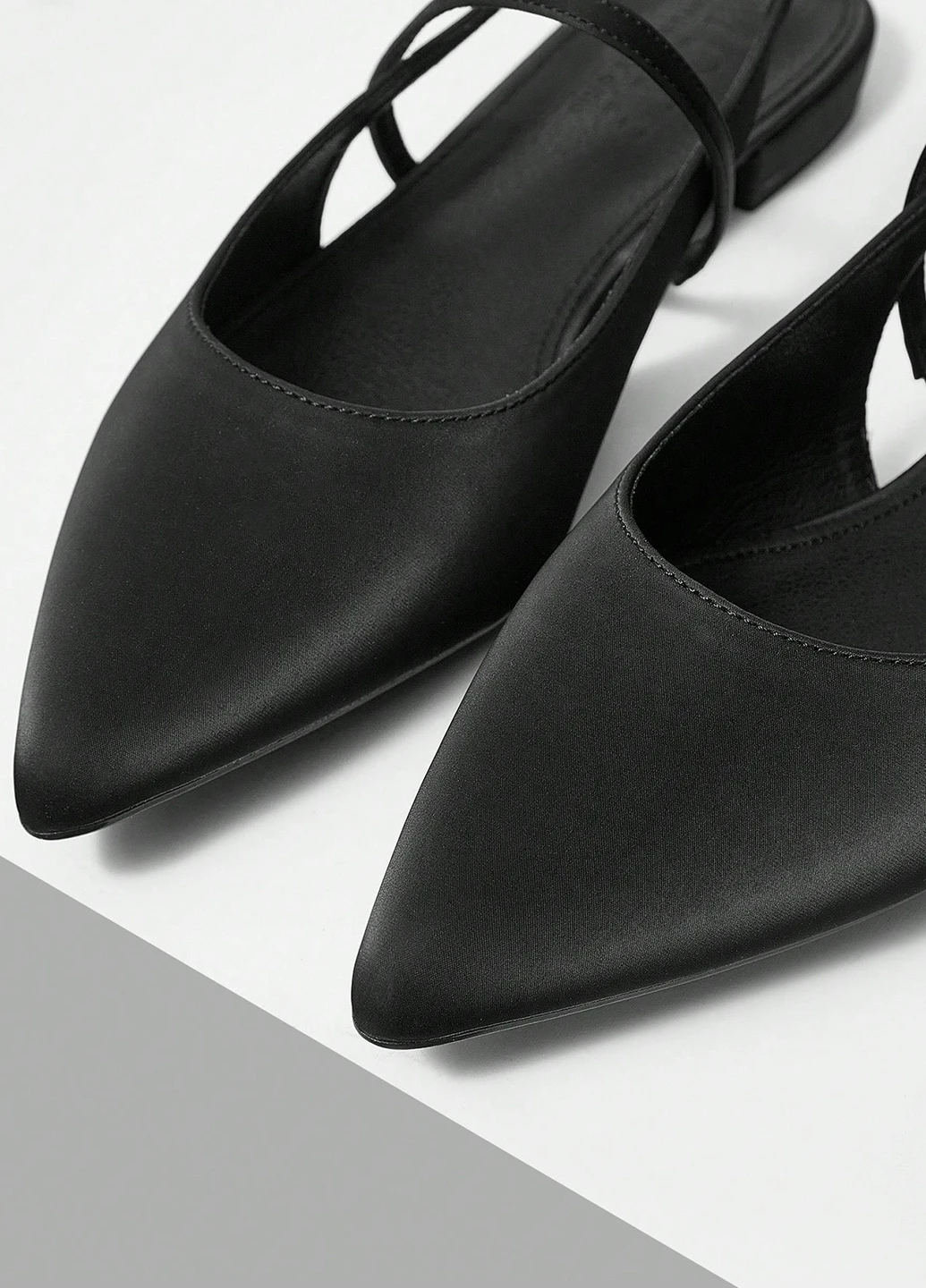 SHEIN Туфли слингбеки черный з искусственная кожа, китай — демисезон (338193944)