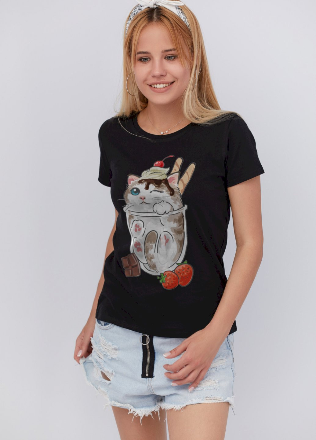 Футболка Basic / дышащий принт / YAPPI - (252386947)