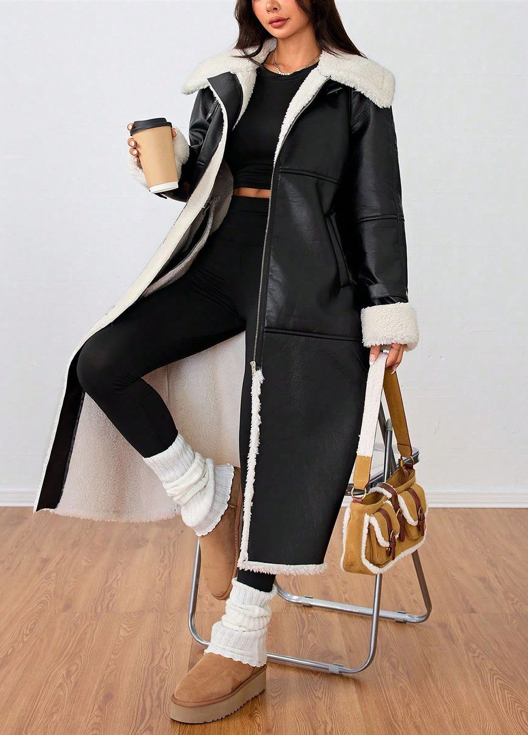 Дубленка SHEIN (339828704)