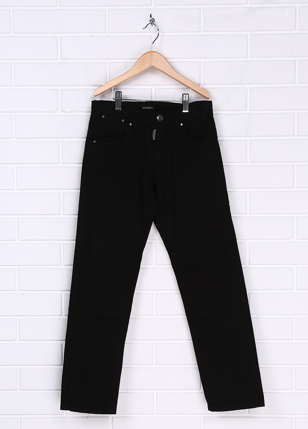 Черные демисезонные прямые джинсы Antony Morato