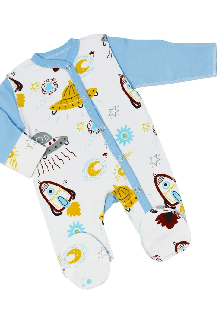 Комбинированный демисезонный набор в роддом для новорожденного Баранчик БО