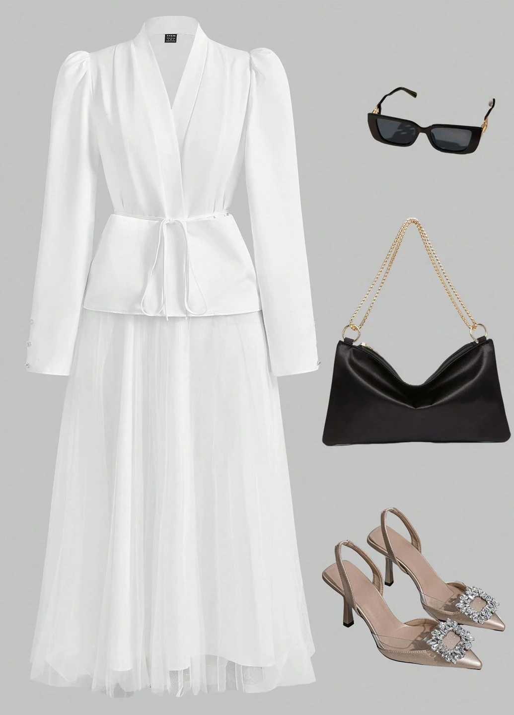 Костюм (жакет, спідниця) SHEIN (341734869)