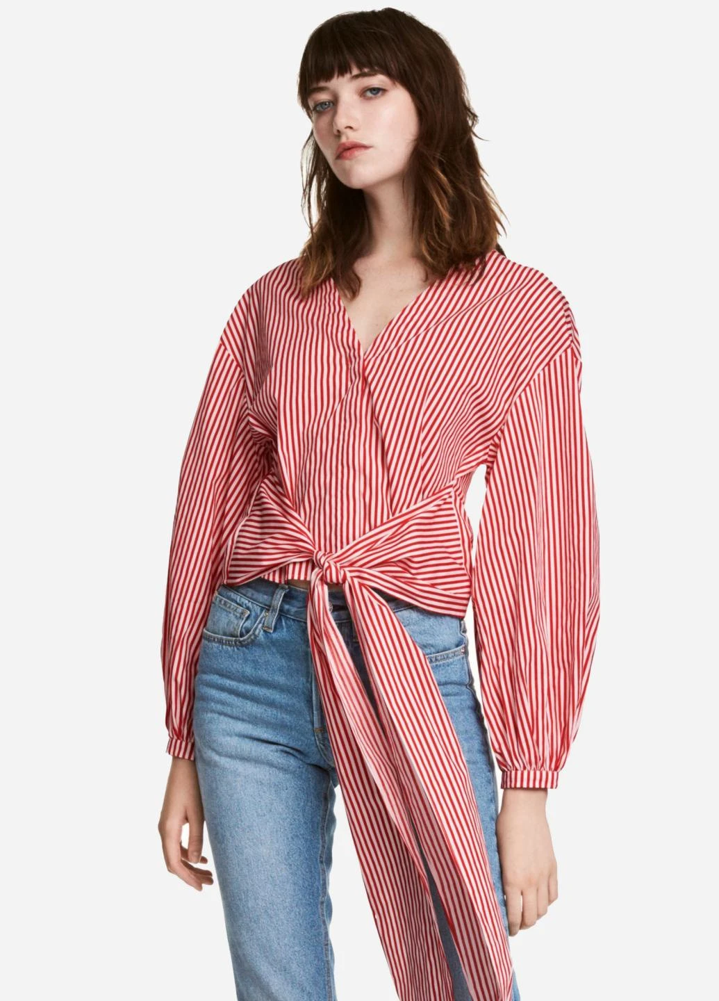 Белая блуза H&M