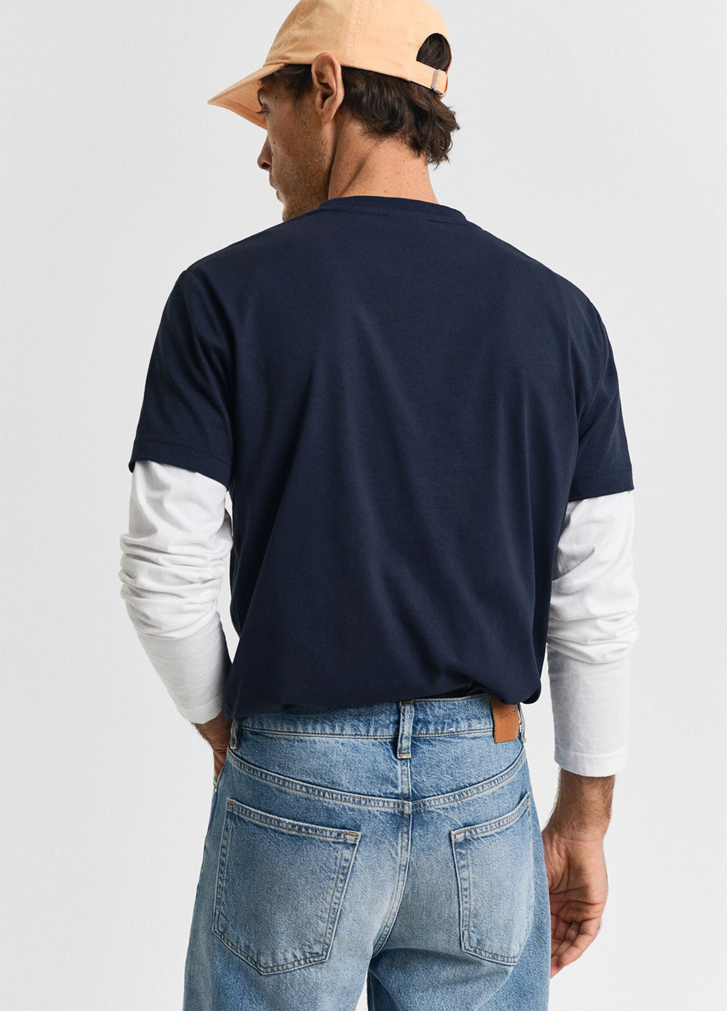 Индиго футболка Gant