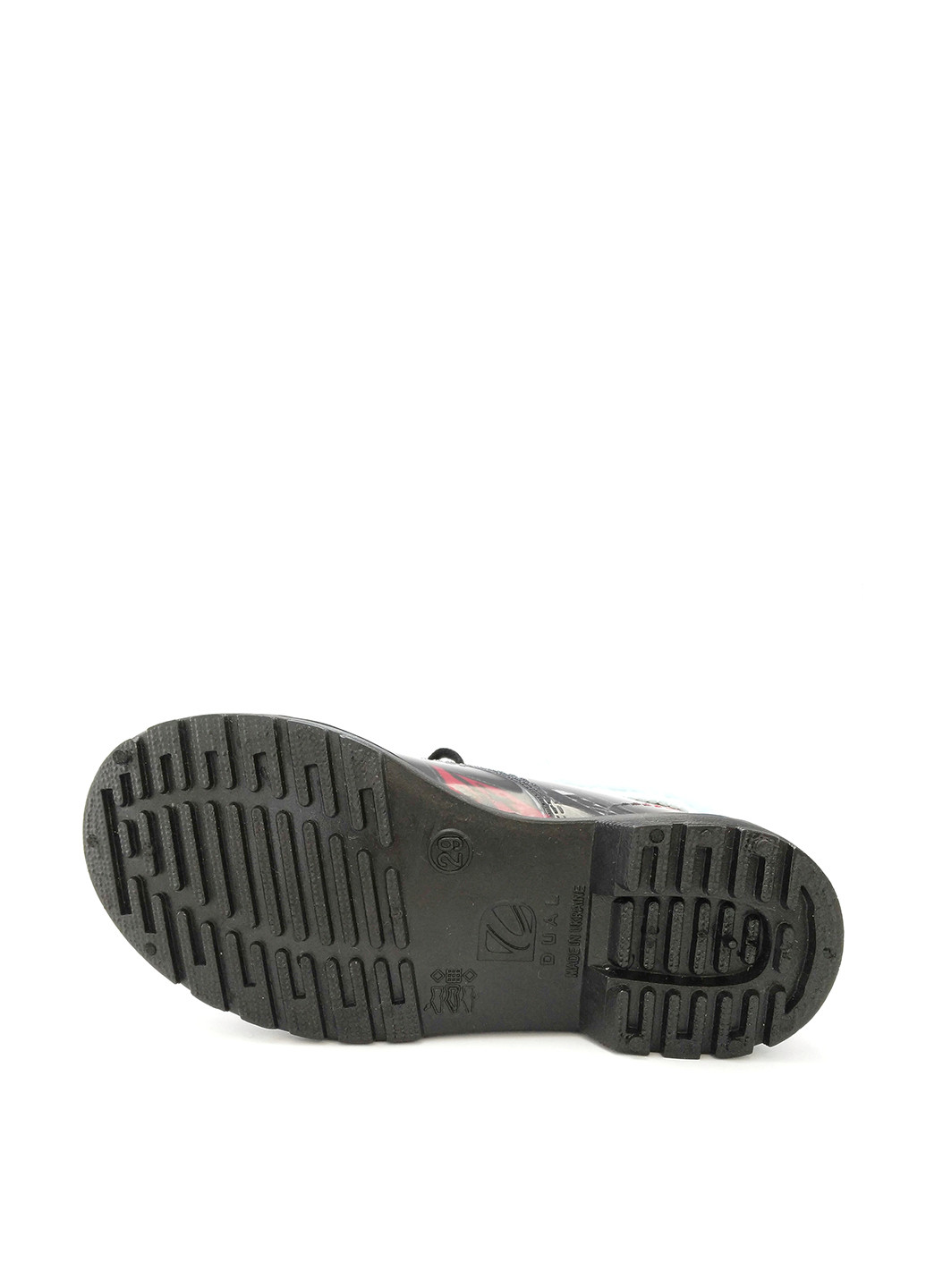 Черные резиновые сапоги Dual На шнуровке
