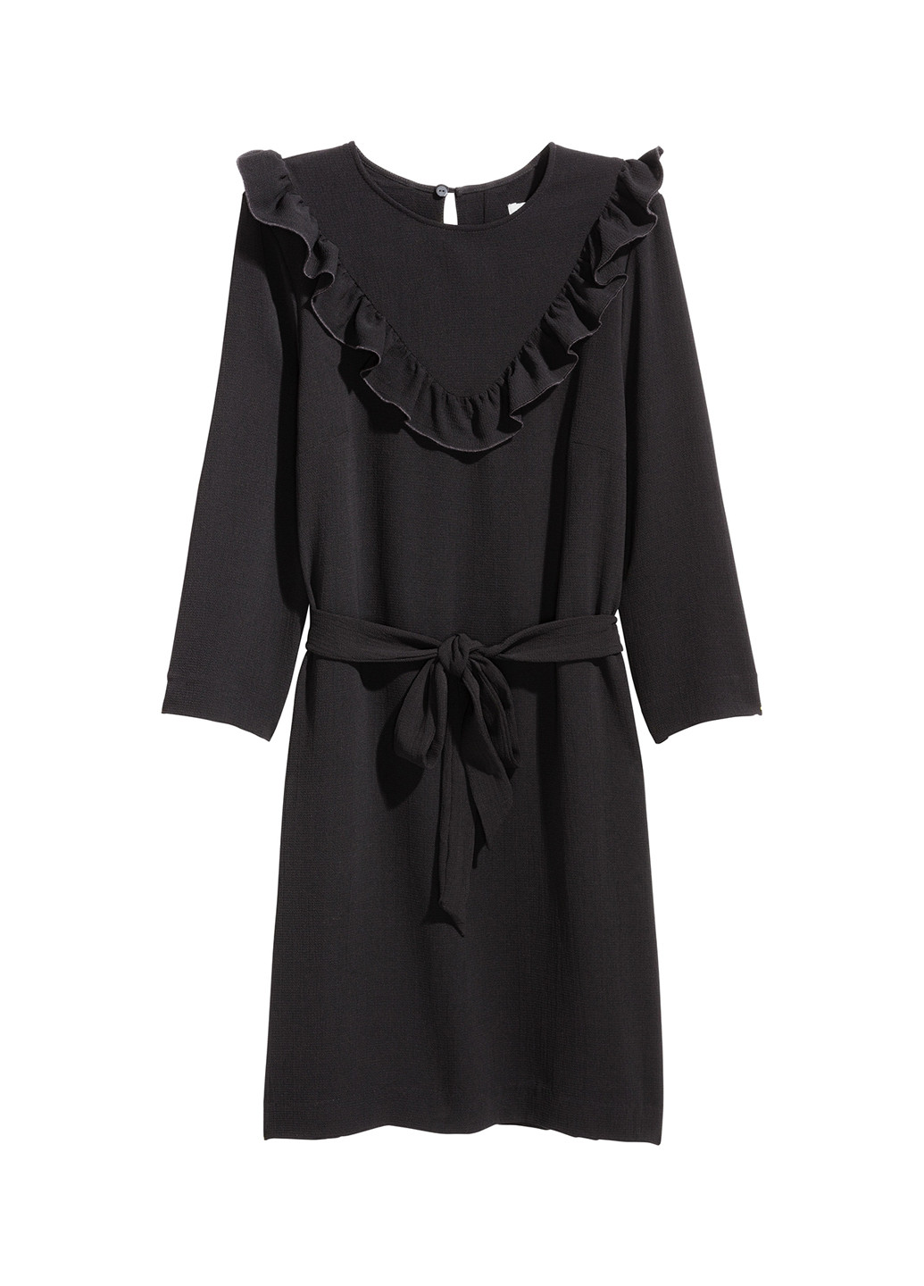 Чорна кежуал сукня H&M однотонна