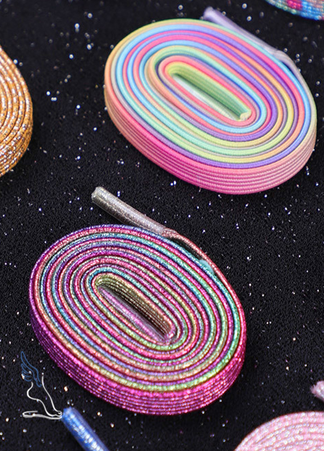 Цветные эластичные шнурки-резинки с фиксатором-зажимом, 105 см, цвет №102 No Brand (253654572)