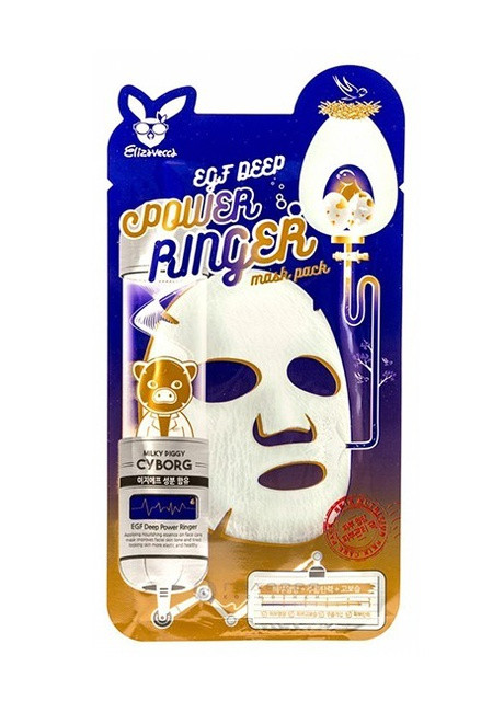 Маска для активной регенерации эпидермиса Face Care Egf Deep Power Ringer Mask, 23 мл Elizavecca (248237790)
