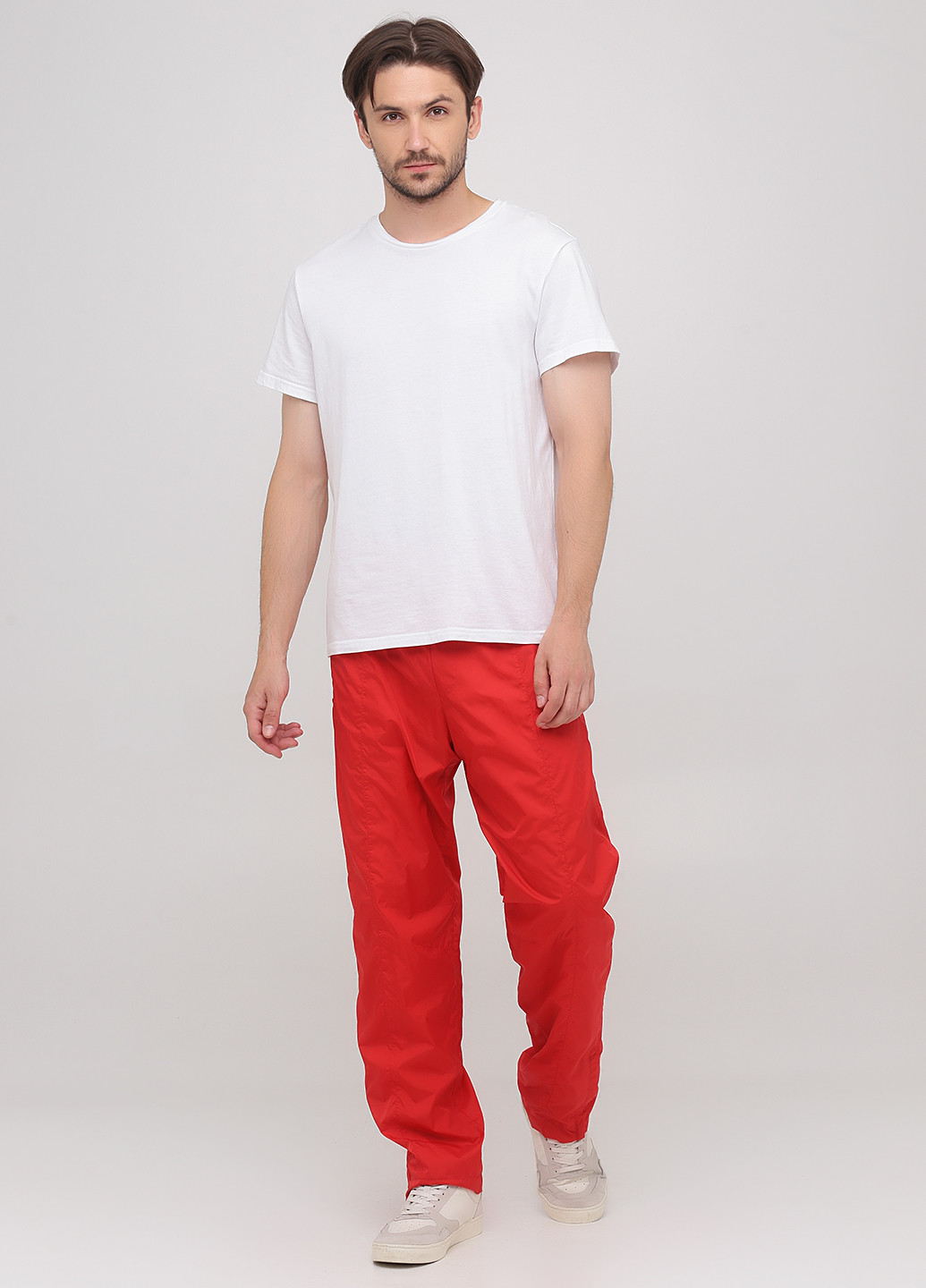 Красные спортивные демисезонные прямые брюки Ralph Lauren