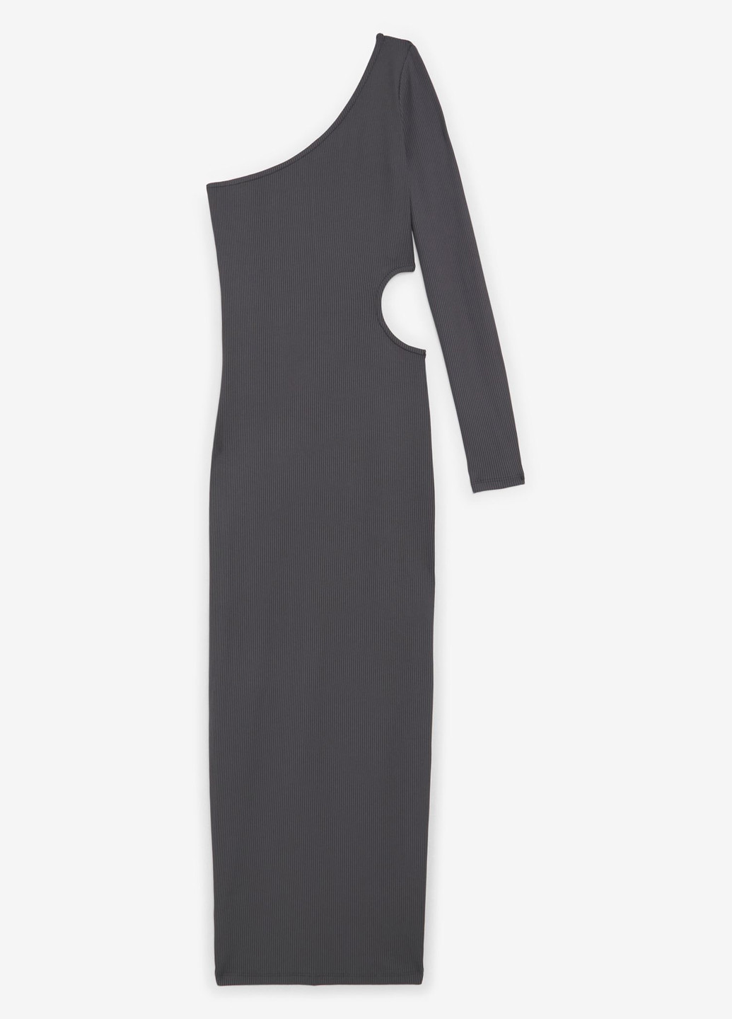 Сіра кежуал сукня на одне плече Jennyfer однотонна