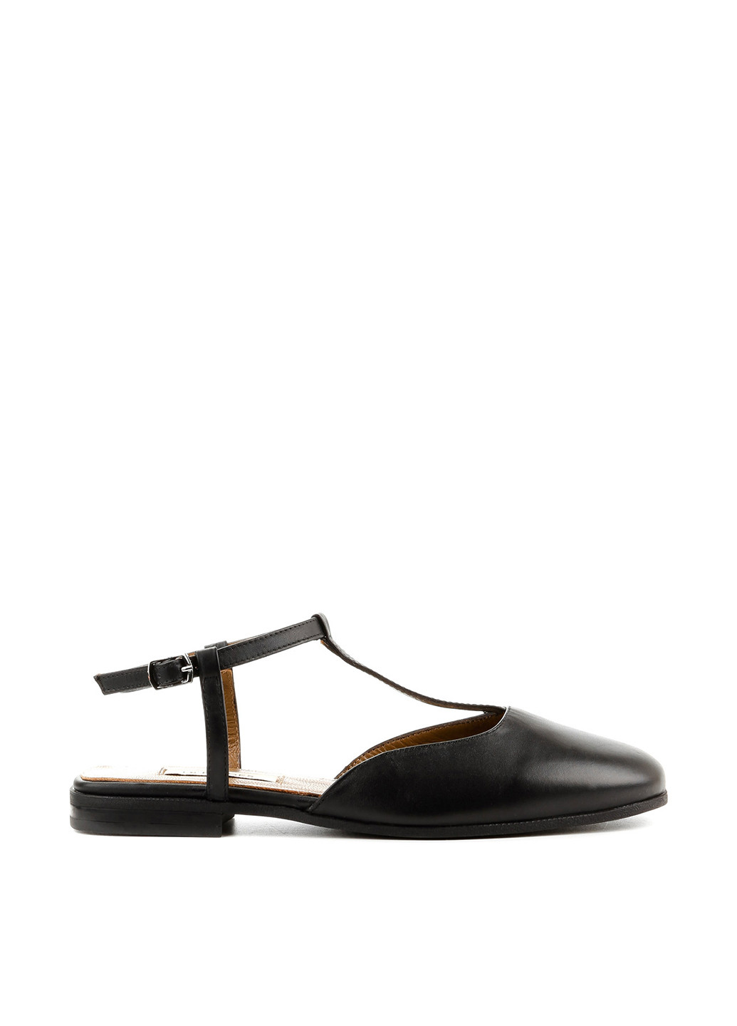 Le'BERDES Туфли т-страп черный з натуральная кожа, украина — лето (294097567)