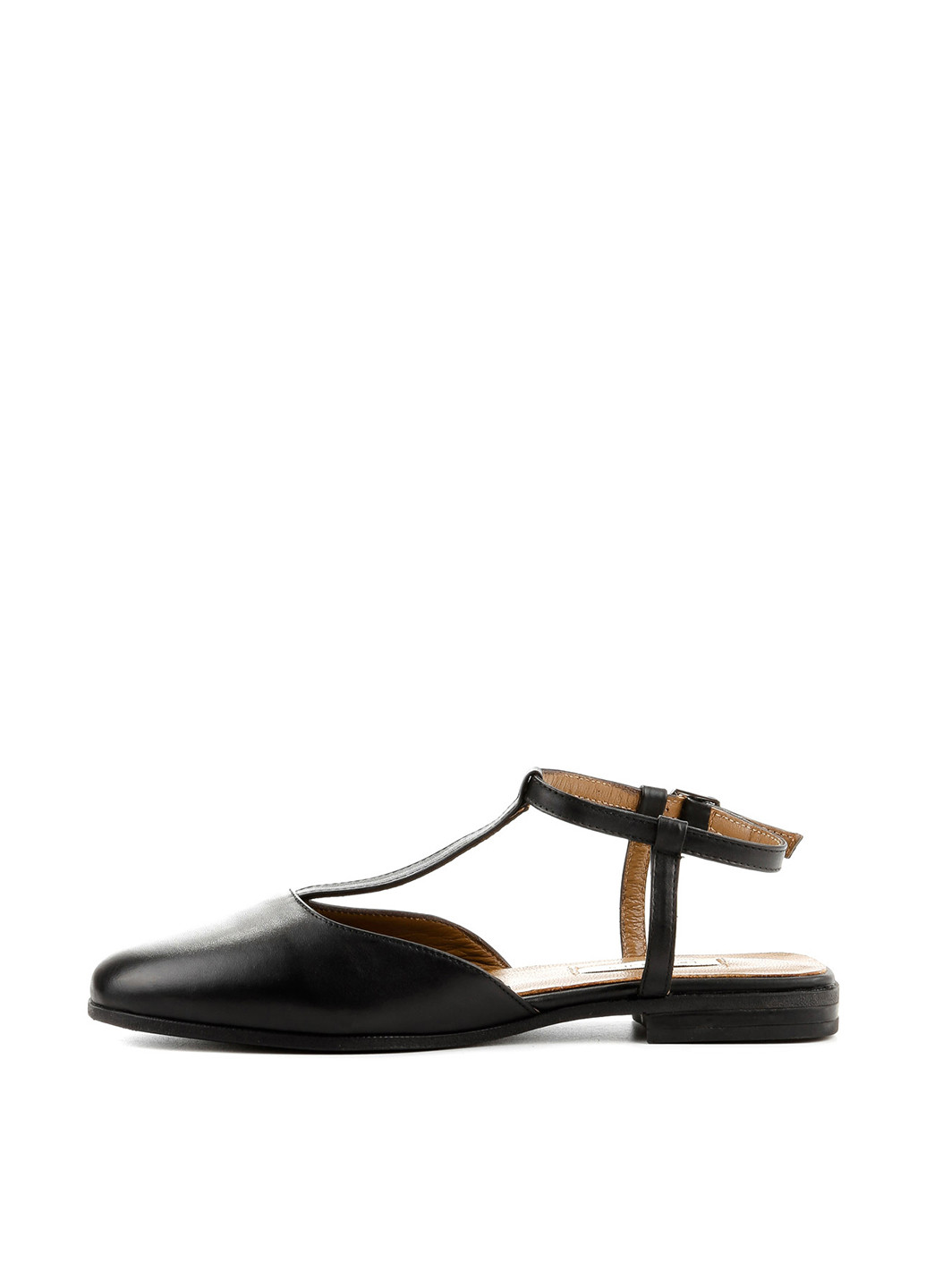 Le'BERDES Туфли т-страп черный з натуральная кожа, украина — лето (294097567)