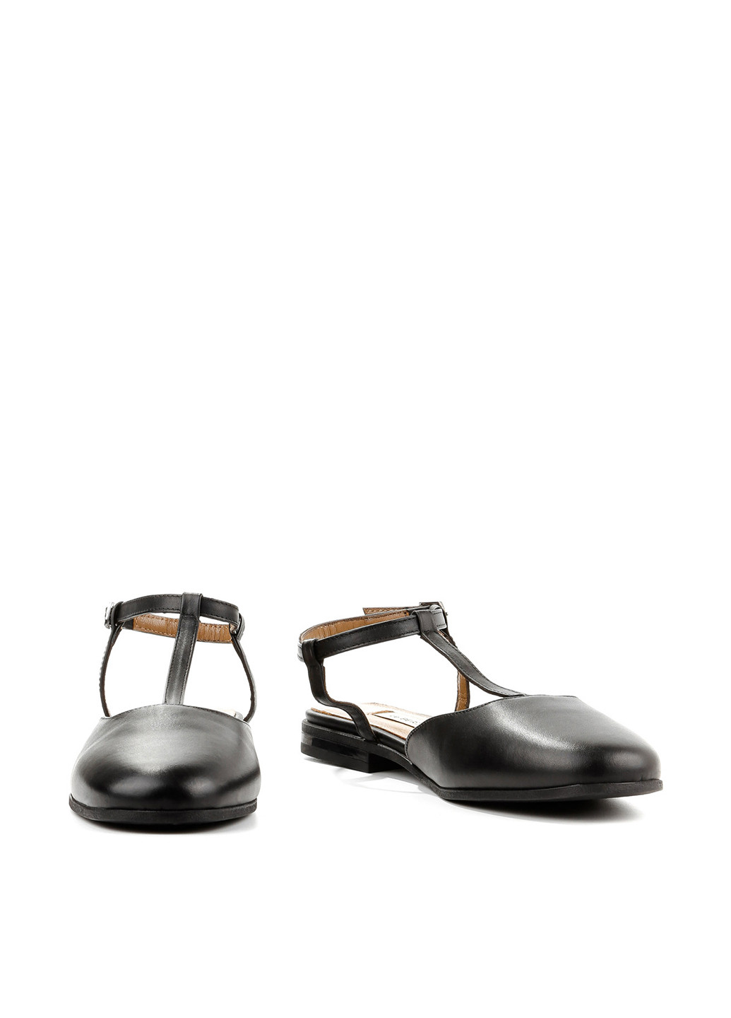 Le'BERDES Туфли т-страп черный з натуральная кожа, украина — лето (294097567)