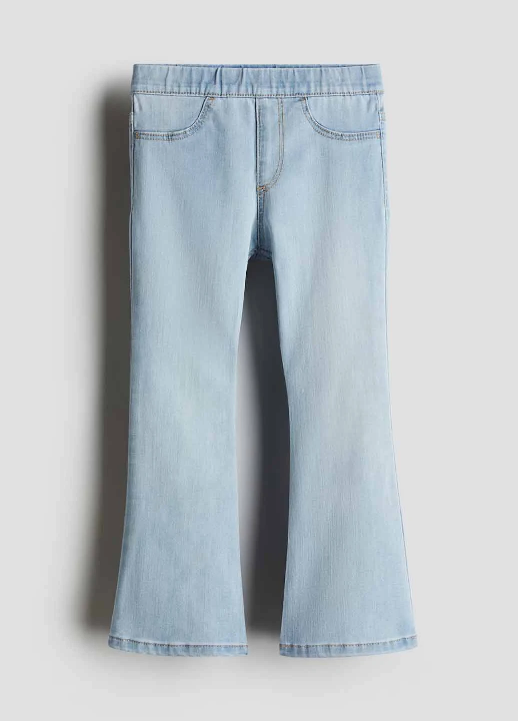 Светло-голубые демисезонные джеггинсы H&M