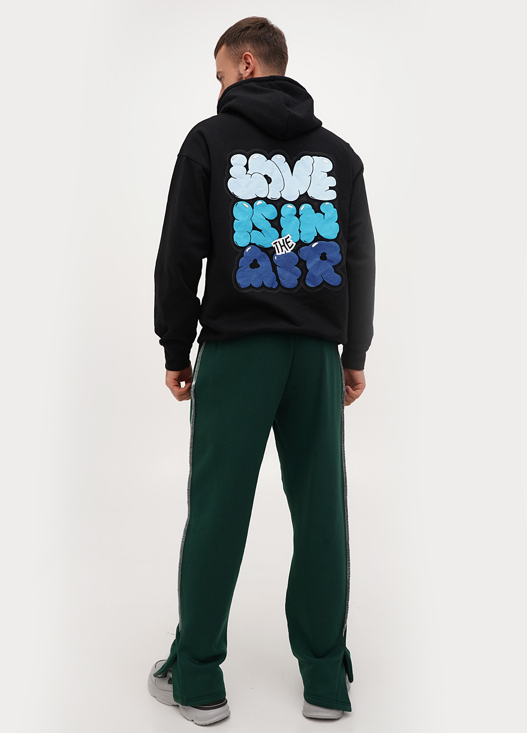 Зеленые кэжуал, спортивные демисезонные джоггеры брюки Boohoo