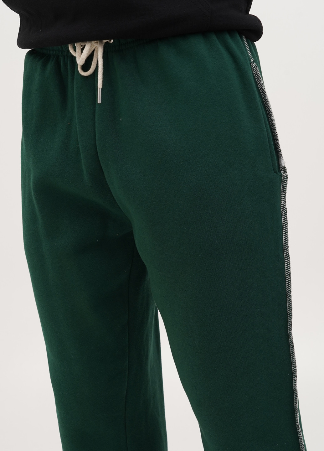 Зеленые кэжуал, спортивные демисезонные джоггеры брюки Boohoo