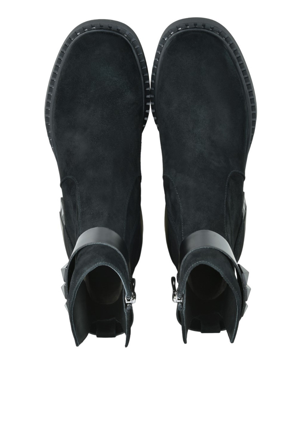 Осенние ботинки Blizzarini с шипами из натуральной замши