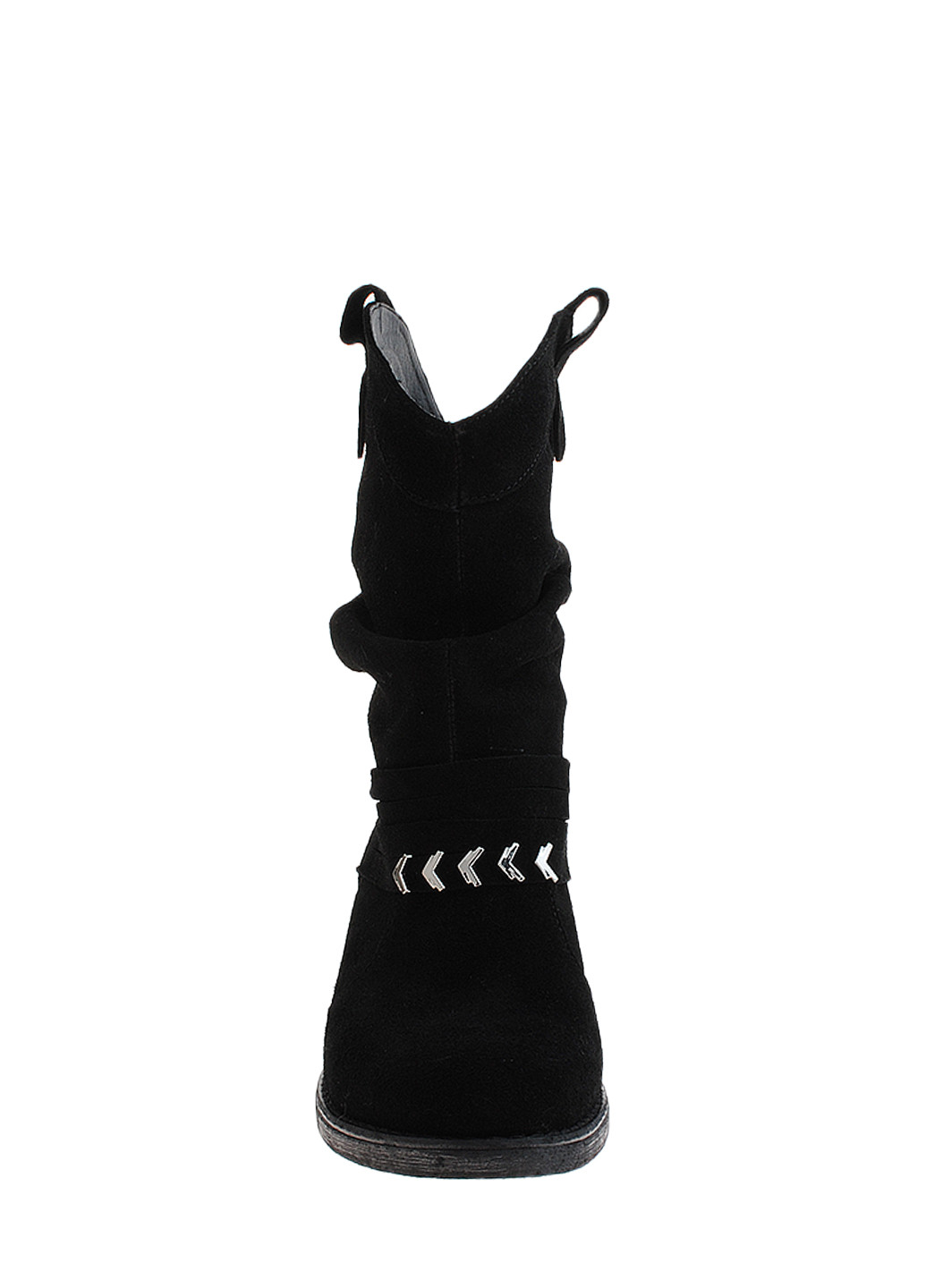 Зимние ботинки r2193p-11 черный Crisma из натуральной замши