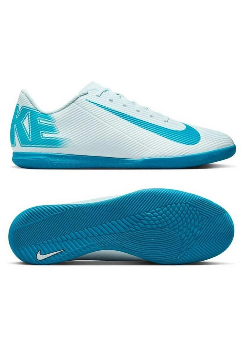 Голубые футбольные футзалки fq8438-400 Nike