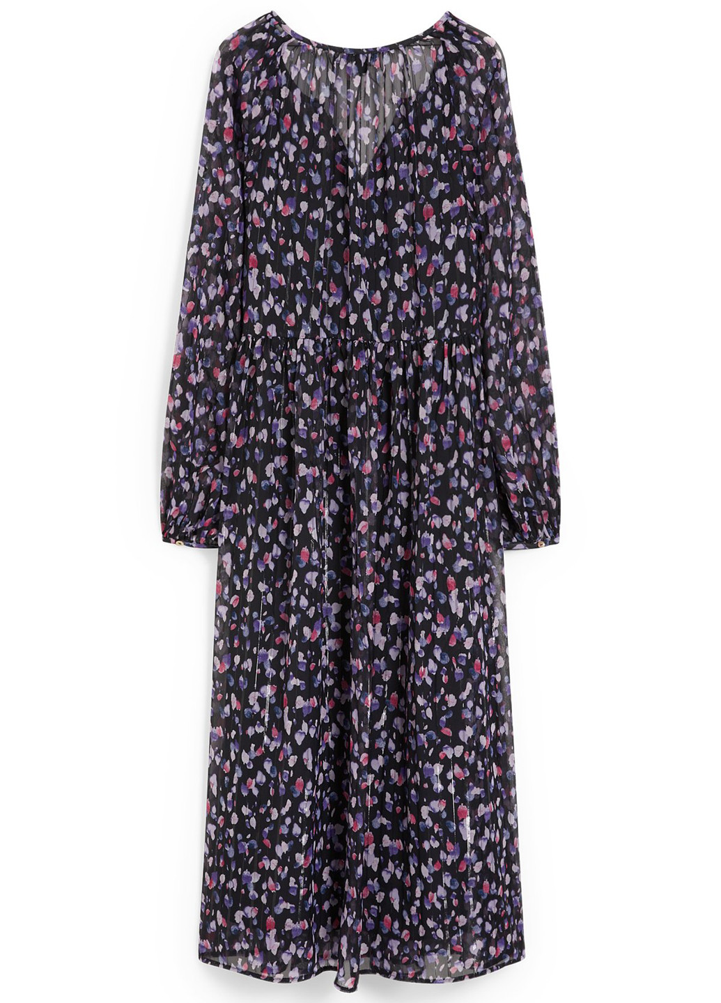 Чорна кежуал сукня C&A з абстрактним візерунком