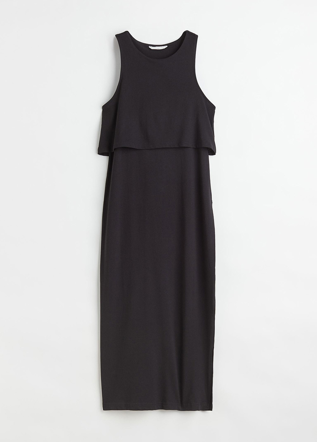 Чорна кежуал сукня для вагітних і годуючих H&M однотонна