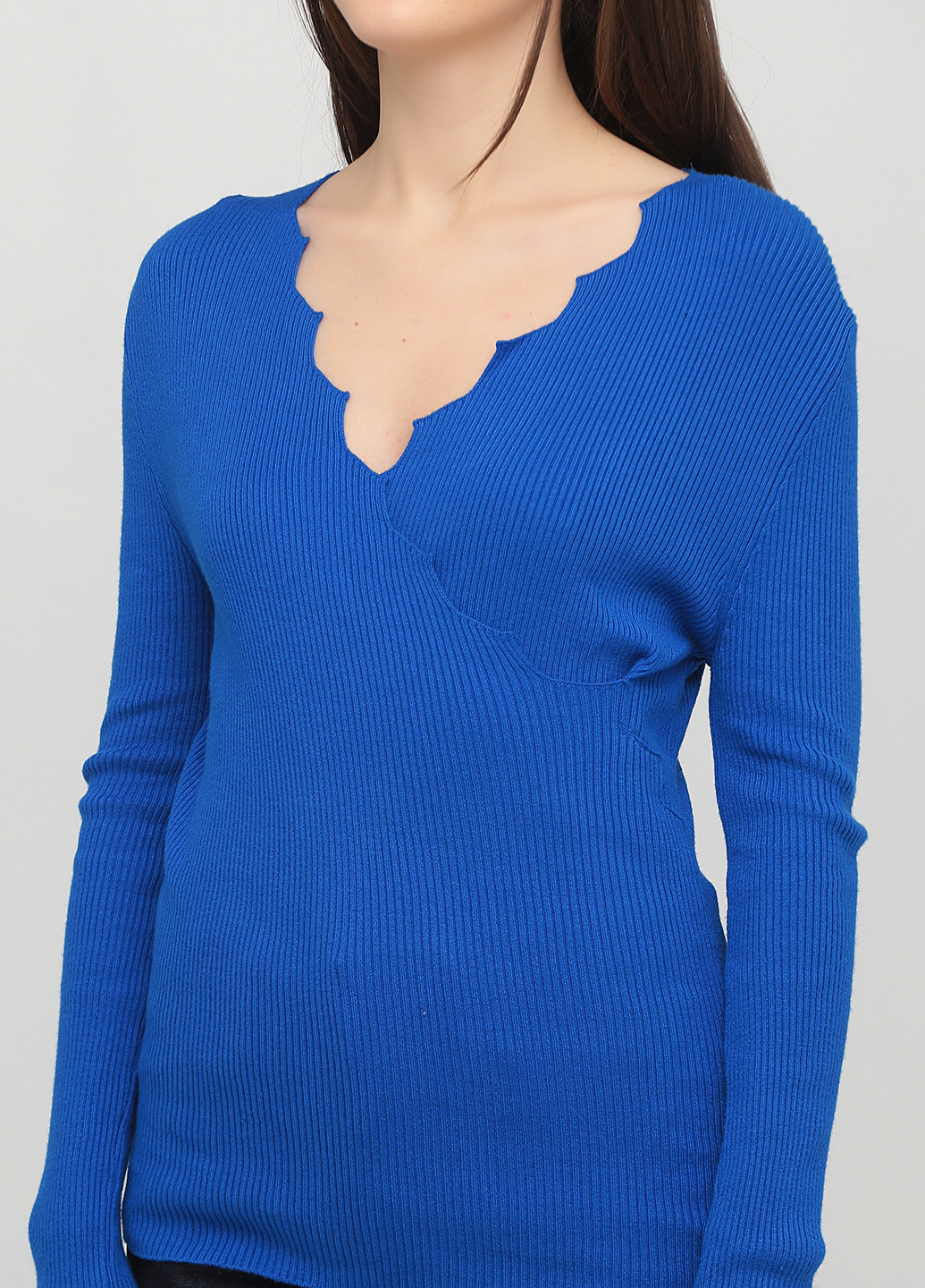 Синий демисезонный пуловер пуловер Bebe Plus