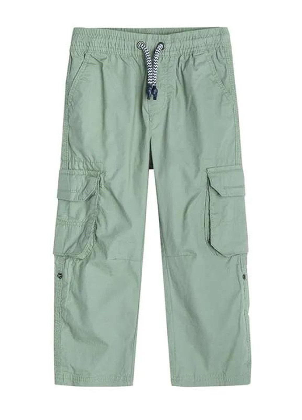 Серо-зеленые кэжуал демисезонные брюки карго Cool Club