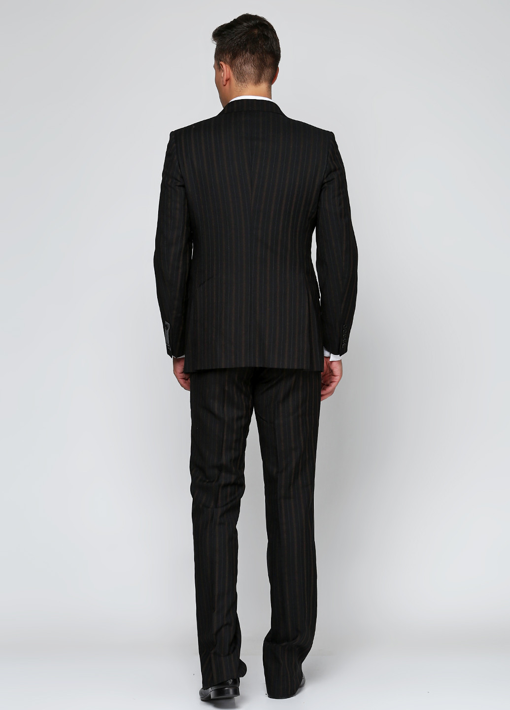 Темно-коричневый демисезонный костюм (пиджак, брюки) брючный Futuro