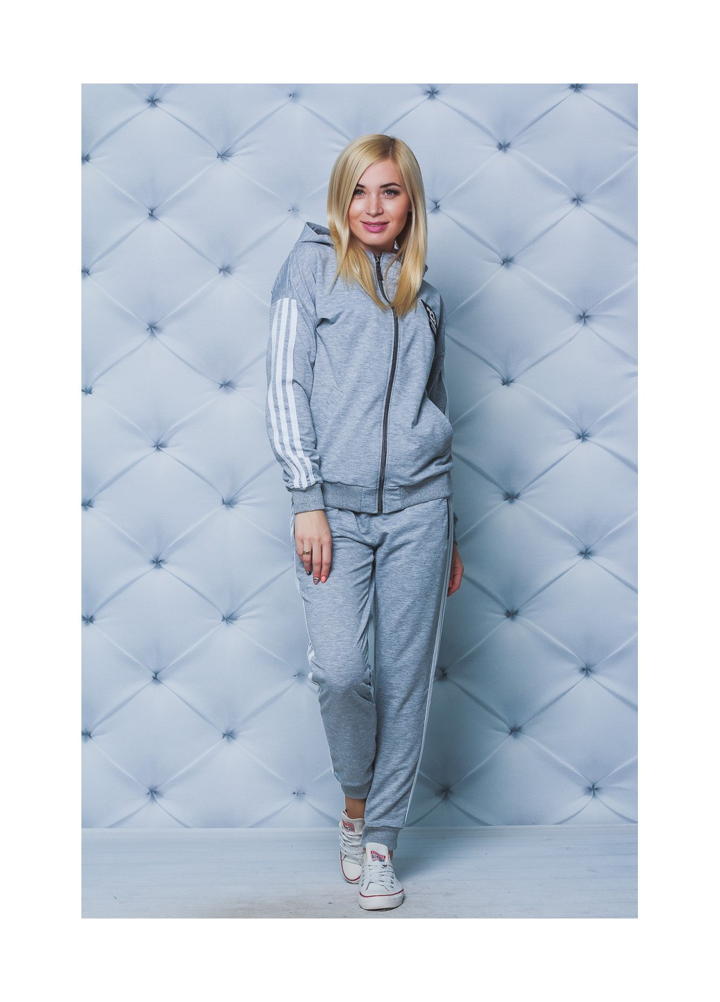 Спортивний костюм 01880 58 Світло-сірий Versal (223357217)