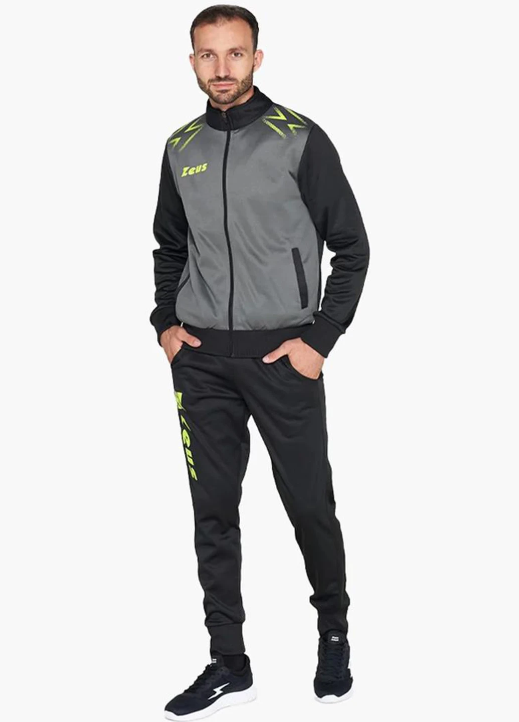 Костюм (олімпійка, штани) Z01587 Zeus Tuta Easy Black/Grey (367049540)