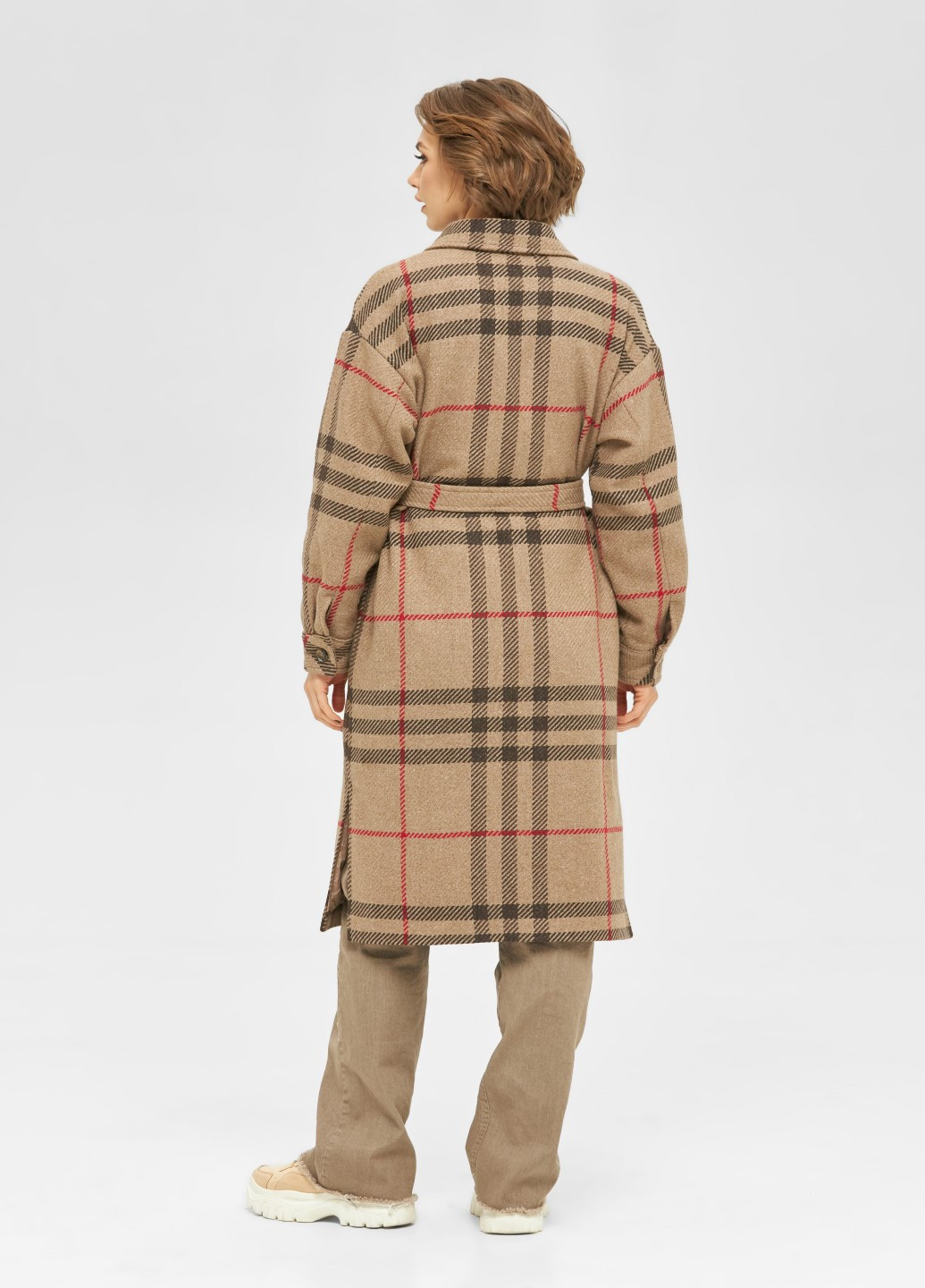 Темно-бежеве демісезонне Пальто MN