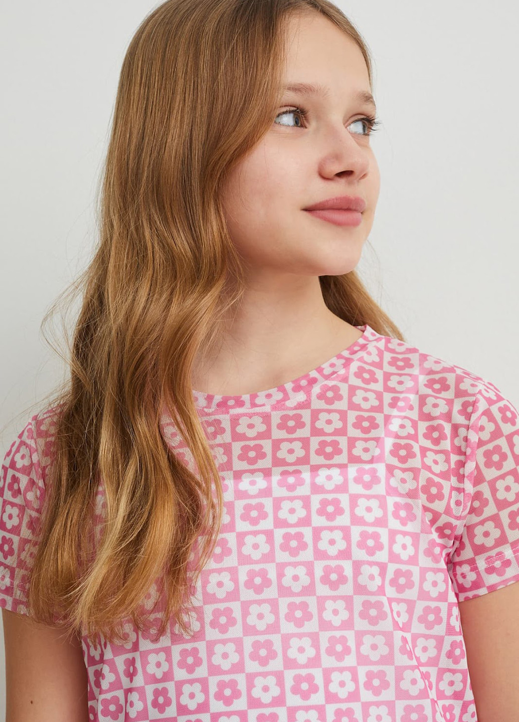 Комбинированный летний комплект (топ, футболка) C&A